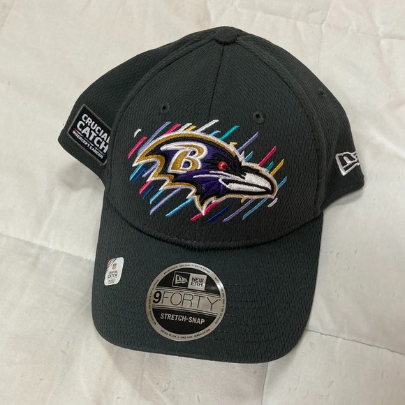 NFL Other - New Era Charcoal Baltimore Ravens 2021 NFL Crucial Catch 9FORTY Adjustable Hat